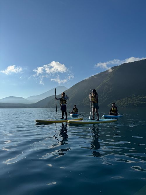 本栖湖supキャンプ 本栖湖いこいの森キャンプ場 グループキャンプ 区画サイト atelierさんのキャンプブログ CAMPiii（キャンピー） -キャンプ専用SNS キャンプのすべてがここに集まる-