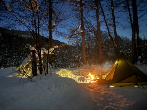CAMPiii（キャンピー） まっつんさんのキャンプブログ 雪中キャンプ 飛騨荘川 一色の森キャンプ場