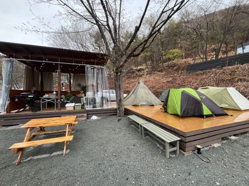 オッさん5人料理キャンプ 未完の里 グループキャンプ 区画サイト ナツメさんのキャンプブログ CAMPiii（キャンピー） -キャンプ専用SNS キャンプのすべてがここに集まる-