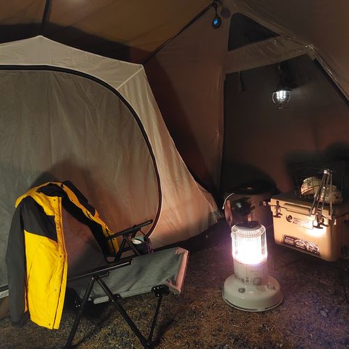 初ストーブ🔥 くのわき親水公園キャンプ場 ファミリーキャンプ フリーサイト こば  さんのキャンプブログ CAMPiii（キャンピー） -キャンプ専用SNS キャンプのすべてがここに集まる-