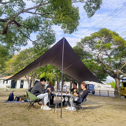 100回目のキャンプはみんなが集まってくれた 大浦崎公園キャンプ場 グループキャンプ フリーサイト サイババ-SBBcampさんのキャンプブログ CAMPiii（キャンピー） -キャンプ専用SNS キャンプのすべてがここに集まる-