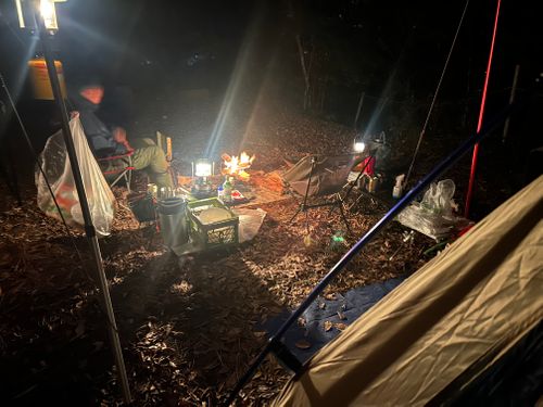 ハンモックの聖地でのんびりソロ＋ソロ 月尾根自然の森キャンプ場 ソロキャンプ グループキャンプ フリーサイト KOBApapaさんのキャンプブログ CAMPiii（キャンピー） -キャンプ専用SNS キャンプのすべてがここに集まる-