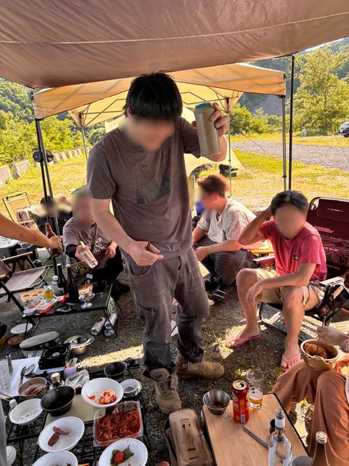 満月の武甲山🌝20人のCAMPiiiメンバーと過ごした贅沢なキャンプナイト☆。.:＊・゜ ともえ川Park グループキャンプ Jimko☆さんのキャンプブログ CAMPiii（キャンピー） -キャンプ専用SNS キャンプのすべてがここに集まる-