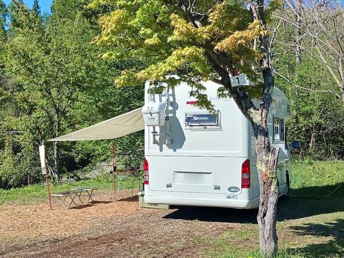 5/5（火）痛車で白馬と♨を満喫する梯子旅...in 白馬♨・③ 白馬森のわさび農園（オートキャンプ場併設） ファミリーキャンプ キャンピングカー vios outdoor'sさんのキャンプブログ CAMPiii（キャンピー） -キャンプ専用SNS キャンプのすべてがここに集まる-