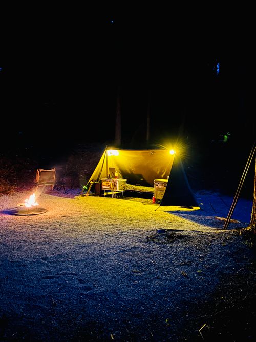 №76 オートキャンプFUJICHU ソロキャンプ 区画サイト 1711_Campさんのキャンプブログ CAMPiii（キャンピー） -キャンプ専用SNS キャンプのすべてがここに集まる-