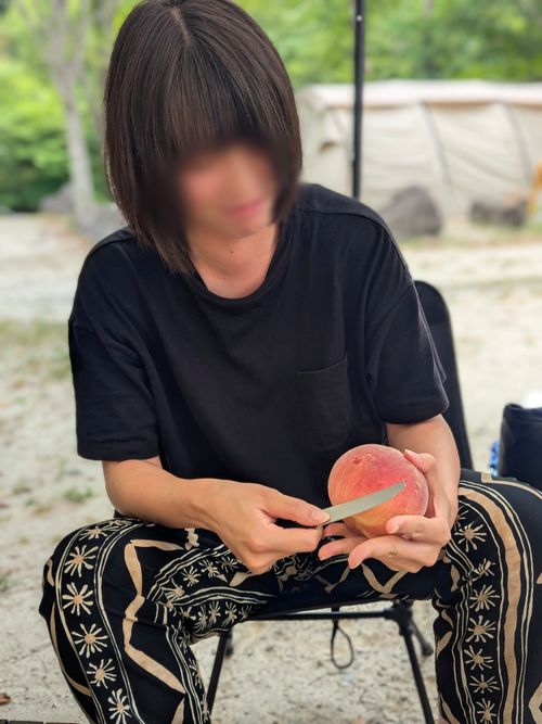 暑いから綺麗な川に入りたい！ 本谷オートキャンプ場 グループキャンプ 区画サイト オートサイト ちあさんのキャンプブログ CAMPiii（キャンピー） -キャンプ専用SNS キャンプのすべてがここに集まる-