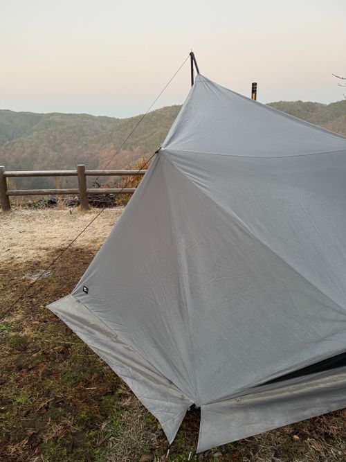 星空と寒さを楽しむ晩秋キャンプ 北房もみじ公園キャンプ場 ソロキャンプ フリーサイト yoshiさんのキャンプブログ CAMPiii（キャンピー） -キャンプ専用SNS キャンプのすべてがここに集まる-