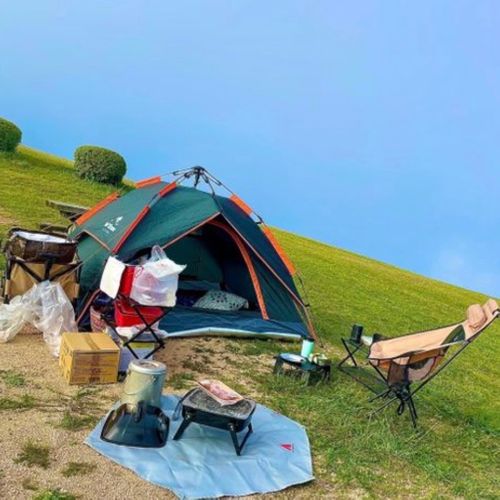 8/7は《キャンプ記念日⛺️》夏の想い出おじ🐰キャン△ in 阿武川温泉公園 〜 CAMP NO.206 萩阿武川温泉公園（キャンプ可） ソロキャンプ ファミリーキャンプ フリーサイト おじキャン△さんのキャンプブログ CAMPiii（キャンピー） -キャンプ専用SNS キャンプのすべてがここに集まる-