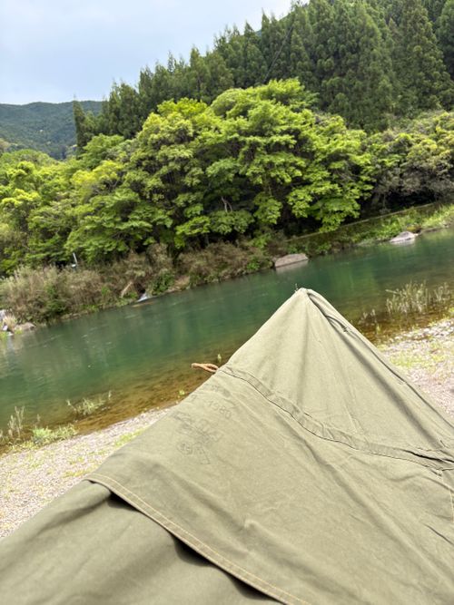 多国籍軍幕Camp🪖 前川キャンプ場 ソロキャンプ フリーサイト Camp 'n'g  Roll♪🏁さんのキャンプブログ CAMPiii（キャンピー） -キャンプ専用SNS キャンプのすべてがここに集まる-