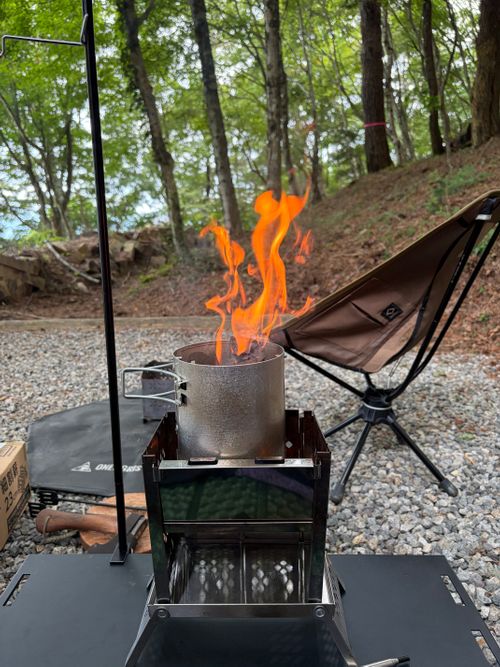 夏は避暑地でキャンプに限る 大川山キャンプ場 ソロキャンプ 区画サイト ゆうさんさんのキャンプブログ CAMPiii（キャンピー） -キャンプ専用SNS キャンプのすべてがここに集まる-