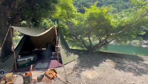 i.j.天幕🇯🇵＆ポ軍🇵🇱パップテント🏕️ 前川キャンプ場 ソロキャンプ フリーサイト Camp 'n'g  Roll♪🏁さんのキャンプブログ CAMPiii（キャンピー） -キャンプ専用SNS キャンプのすべてがここに集まる-