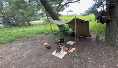 UL軍幕キャンパー🇯🇵 小松海岸 ソロキャンプ フリーサイト Camp 'n'g  Roll♪🏁さんのキャンプブログ CAMPiii（キャンピー） -キャンプ専用SNS キャンプのすべてがここに集まる-