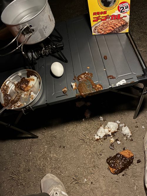 ソロキャンプ初泊まり🏕️ SLOW CAMP NOSE ソロキャンプ 区画サイト spiceさんのキャンプブログ CAMPiii（キャンピー） -キャンプ専用SNS キャンプのすべてがここに集まる-