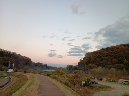 夜勤明けのお籠りキャンプ 角田大橋河川敷 ソロキャンプ フリーサイト ウエィダーさんのキャンプブログ CAMPiii（キャンピー） -キャンプ専用SNS キャンプのすべてがここに集まる-