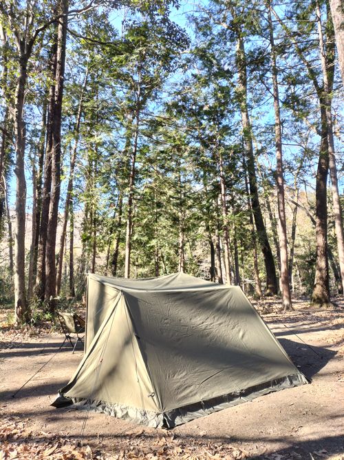 2026  1月キャンプ⛺️スタート😁 月川荘キャンプ場 林間サイト ソロキャンプ フリーサイト ぼっちオヤジさんのキャンプブログ CAMPiii（キャンピー） -キャンプ専用SNS キャンプのすべてがここに集まる-
