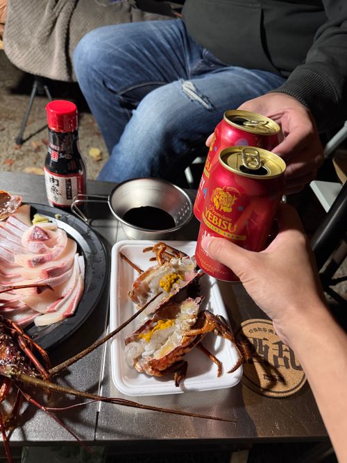 九州伊勢えびキャンプ🦞̥@紅葉観に行こーよ🍁 阿蘇レインボーバレー ファミリーキャンプ オートサイト ぐうたら夫婦さんのキャンプブログ CAMPiii（キャンピー） -キャンプ専用SNS キャンプのすべてがここに集まる-