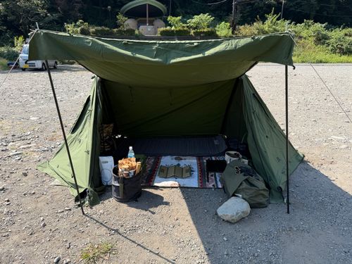 3ヶ月ちょっとぶりキャン@いつもの橋II 小倉橋下の河川敷 ソロキャンプ フリーサイト Takadaさんのキャンプブログ CAMPiii（キャンピー） -キャンプ専用SNS キャンプのすべてがここに集まる-