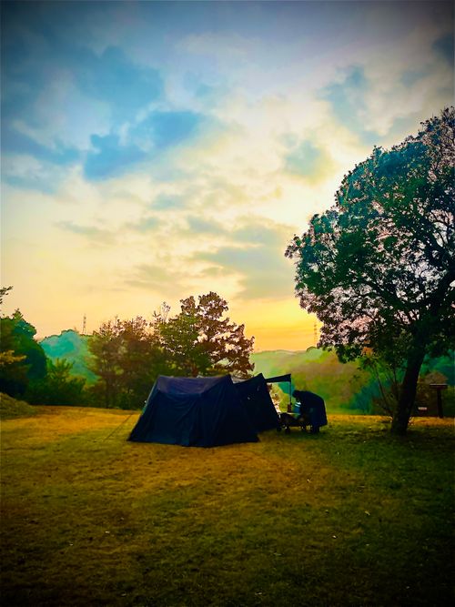 秋のエヴァ祭り？おじおばうさキャン△ in 江汐公園キャンプ場 〜 CAMP NO.166 江汐公園 ファミリーキャンプ グループキャンプ 区画サイト おじキャン△さんのキャンプブログ CAMPiii（キャンピー） -キャンプ専用SNS キャンプのすべてがここに集まる-