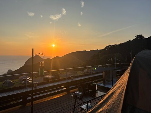 また来たよ、大好きな夕日が丘 南伊豆夕日ヶ丘キャンプ場 ソロキャンプ オートサイト 区画サイト marpyさんのキャンプブログ CAMPiii（キャンピー） -キャンプ専用SNS キャンプのすべてがここに集まる-
