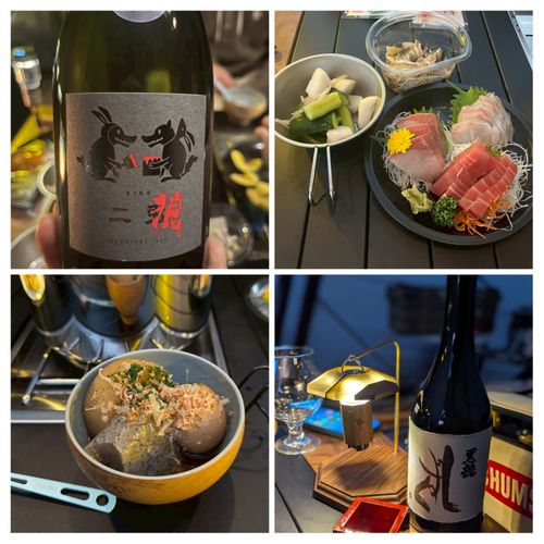 日本酒×キャンプが深化する「ほろ酔い熱燗Night」 長田山荘キャンプ場 富士見サイト ソロキャンプ グループキャンプ フリーサイト オートサイト ちあさんのキャンプブログ CAMPiii（キャンピー） -キャンプ専用SNS キャンプのすべてがここに集まる-