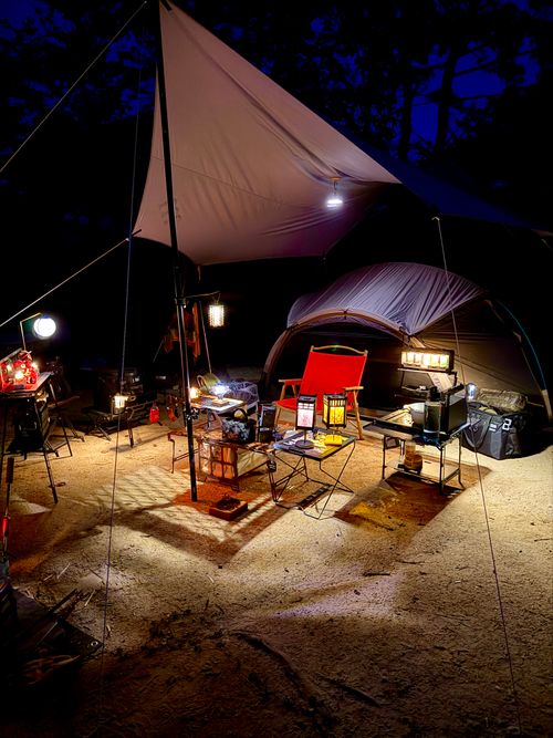 サマソロ2026 吉滝キャンプ場コテージ村 ソロキャンプ 区画サイト あやぴーさんのキャンプブログ CAMPiii（キャンピー） -キャンプ専用SNS キャンプのすべてがここに集まる-