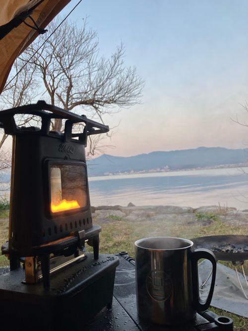 初投稿 湖岸緑地 木浜1 ソロキャンプ フリーサイト ふたばさんのキャンプブログ CAMPiii（キャンピー） -キャンプ専用SNS キャンプのすべてがここに集まる-