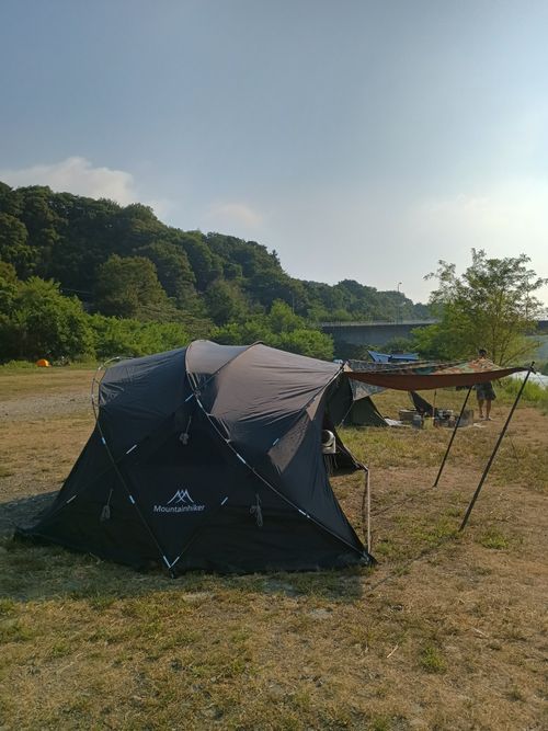 夜勤前のデーキャンプ 角田大橋 ソロキャンプ フリーサイト ウエィダーさんのキャンプブログ CAMPiii(キャンピー) -キャンプ専用SNS キャンプのすべてがここに集まる-