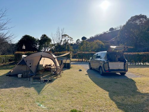ソロキャン気分を味わった母子キャン✨ 冠山総合公園オートキャンプ場 はやぷささんのキャンプブログ CAMPiii（キャンピー） -キャンプ専用SNS キャンプのすべてがここに集まる-