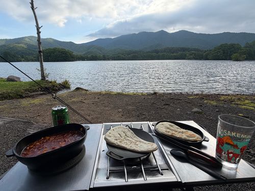久っ々の完ソロでござりやしたぁ 曽原湖オートキャンプ場 ソロキャンプ 区画サイト まっつんさんのキャンプブログ CAMPiii（キャンピー） -キャンプ専用SNS キャンプのすべてがここに集まる-
