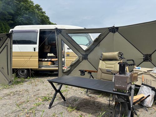 CAMPiii（キャンピー） boorishcamperさんのキャンプブログ 祝定年車中泊🚌強風🌪️ かわせみ河原