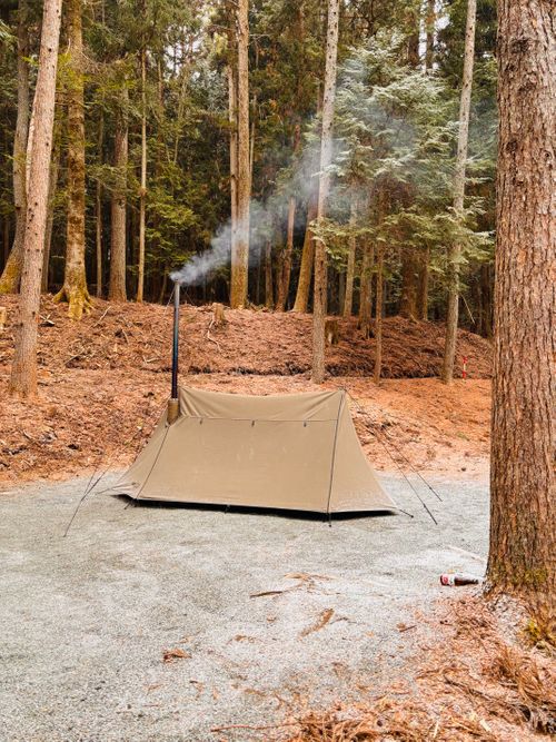 №72 オートキャンプFUJICHU ソロキャンプ 区画サイト 1711_Campさんのキャンプブログ CAMPiii（キャンピー） -キャンプ専用SNS キャンプのすべてがここに集まる-