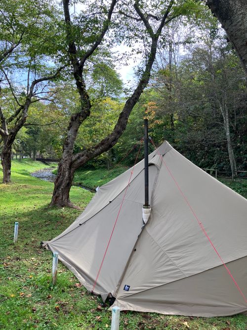 長万部公園キャンプ場ハマってます🤣 長万部公園(キャンプ場) ソロキャンプ フリーサイト siroさんのキャンプブログ CAMPiii（キャンピー） -キャンプ専用SNS キャンプのすべてがここに集まる-