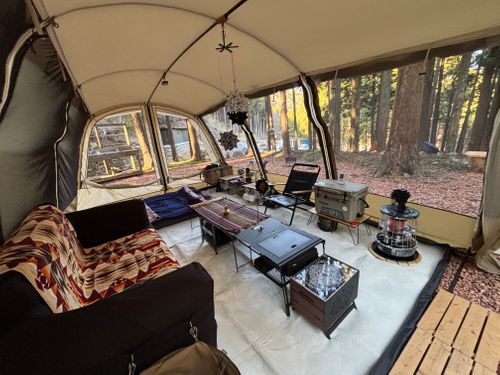 Newアイテムでぐうたらキャンプ😊 火打の森キャンプ場 ファミリーキャンプ オートサイト まつけんさんのキャンプブログ CAMPiii（キャンピー） -キャンプ専用SNS キャンプのすべてがここに集まる-