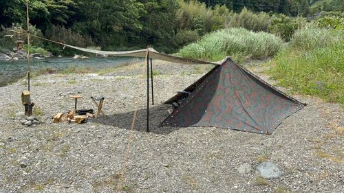 森林&times;山河 徳島県 ソロキャンプ フリーサイト Camp 'n'g  Roll♪🏁さんのキャンプブログ CAMPiii（キャンピー） -キャンプ専用SNS キャンプのすべてがここに集まる-
