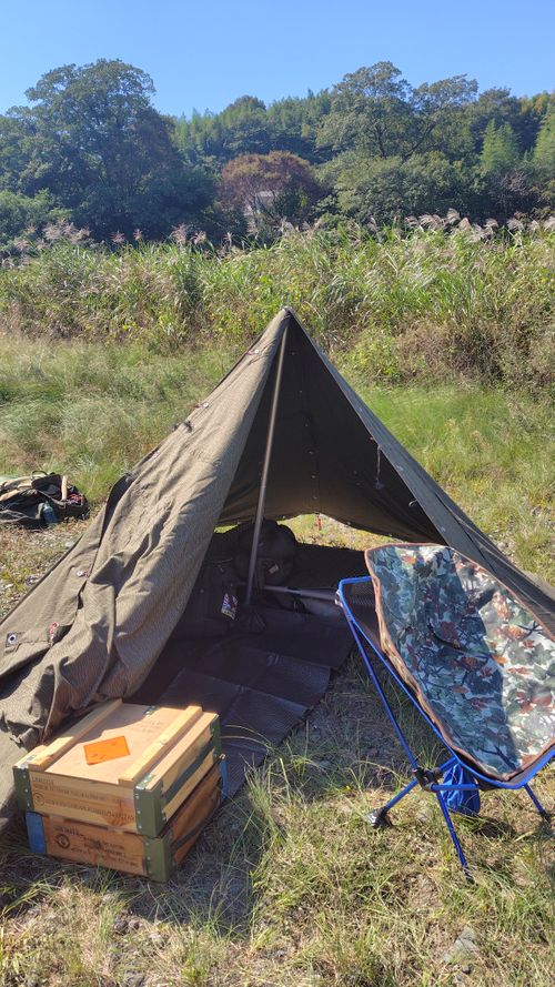 初の野営🏕️！ 中津川河川敷 グループキャンプ フリーサイト オートサイト カッツさんのキャンプブログ CAMPiii（キャンピー） -キャンプ専用SNS キャンプのすべてがここに集まる-