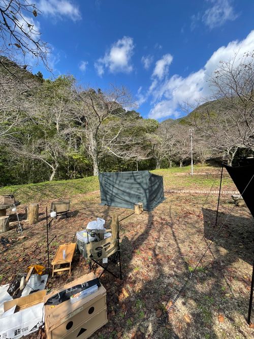 冬キャンプらしくなってきた。 三野農村ふれあい広場 ソロキャンプ グループキャンプ フリーサイト ゆうさんさんのキャンプブログ CAMPiii（キャンピー） -キャンプ専用SNS キャンプのすべてがここに集まる-