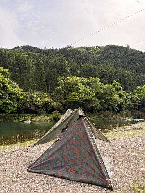 多国籍軍幕Camp🪖 前川キャンプ場 ソロキャンプ フリーサイト Camp 'n'g  Roll♪🏁さんのキャンプブログ CAMPiii（キャンピー） -キャンプ専用SNS キャンプのすべてがここに集まる-