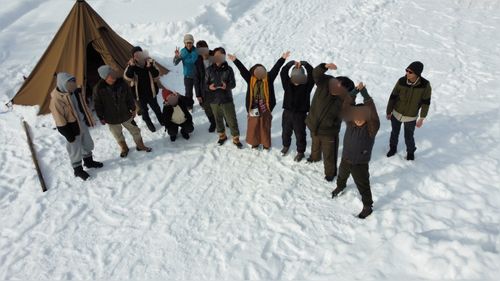 雪中キャンプinひらせ 白川郷ひらせ温泉キャンプサイト ソロキャンプ グループキャンプ フリーサイト Aoさんのキャンプブログ CAMPiii（キャンピー） -キャンプ専用SNS キャンプのすべてがここに集まる-