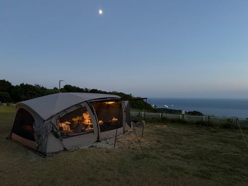 絶景温泉♨️キャンプ CAMP Knot（キャンプノット） ファミリーキャンプ 区画サイト yoji@campさんのキャンプブログ CAMPiii（キャンピー） -キャンプ専用SNS キャンプのすべてがここに集まる-