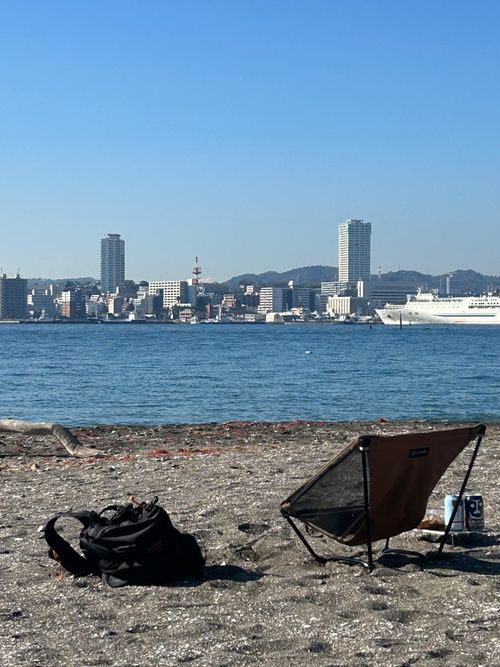 東京湾に残された唯一の自然島にてチェアリング 猿島 ソロキャンプ フリーサイト Genさんのキャンプブログ CAMPiii（キャンピー） -キャンプ専用SNS キャンプのすべてがここに集まる-