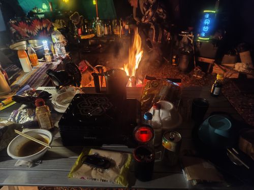 初めましてと、お久しぶり。2年ぶりのミリキャン参加。 富士本栖湖リゾート グループキャンプ フリーサイト HARUMAGEDONさんのキャンプブログ CAMPiii（キャンピー） -キャンプ専用SNS キャンプのすべてがここに集まる-