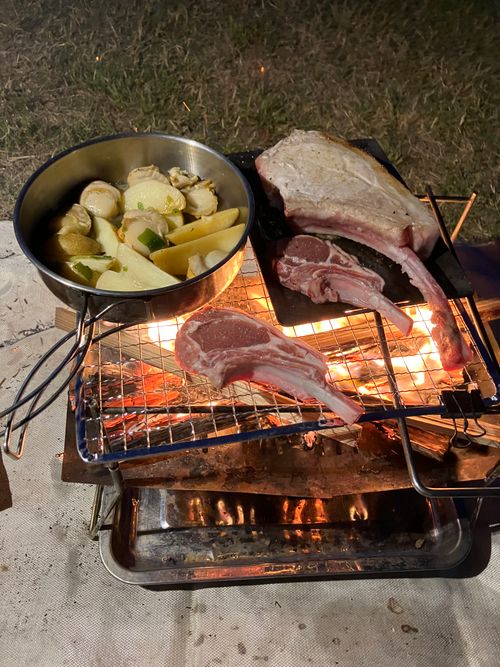 海ほたるを眺めながら きさらづCAMP in MITATE ソロキャンプ 区画サイト かいざーさんのキャンプブログ CAMPiii（キャンピー） -キャンプ専用SNS キャンプのすべてがここに集まる-