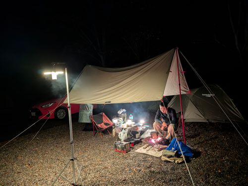 CAMPiii（キャンピー） ふむふむさんのキャンプブログ 晴れのはずなのに 