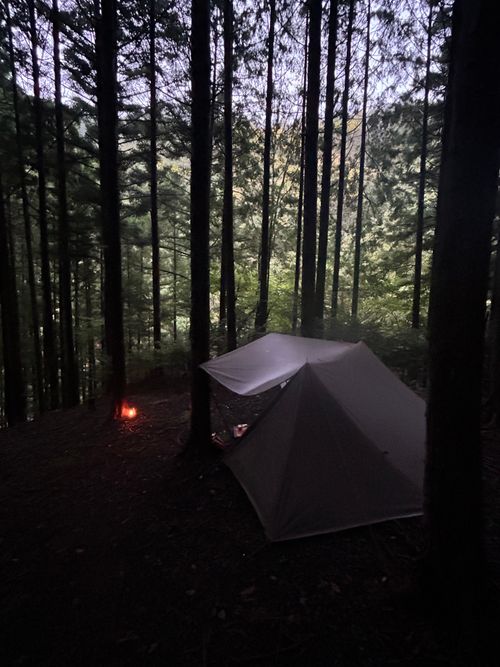 雨☔️の完ソロ🏕 ソロキャンプ フリーサイト Genさんのキャンプブログ CAMPiii（キャンピー） -キャンプ専用SNS キャンプのすべてがここに集まる-