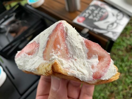 痛っ気持ち良かったグルキャン ハイヅカ湖畔の森 グループキャンプ フリーサイト 三代目とっしぃさんのキャンプブログ CAMPiii（キャンピー） -キャンプ専用SNS キャンプのすべてがここに集まる-