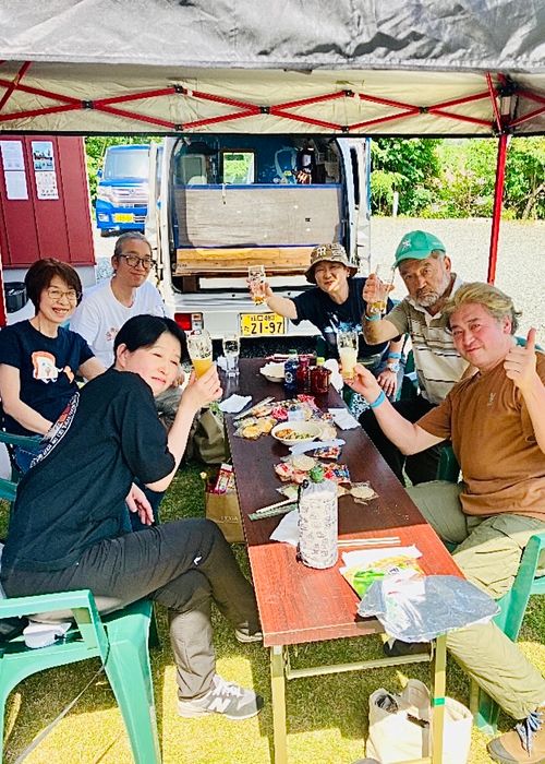 ビールざんまい🍻💕　今年も参加のブルワリー周年祭おじおばうさキャン△ in 深坂自然の森キャンプ場 〜 CAMP NO.192 深坂自然の森キャンプ場 ファミリーキャンプ グループキャンプ 区画サイト おじキャン△さんのキャンプブログ CAMPiii（キャンピー） -キャンプ専用SNS キャンプのすべてがここに集まる-
