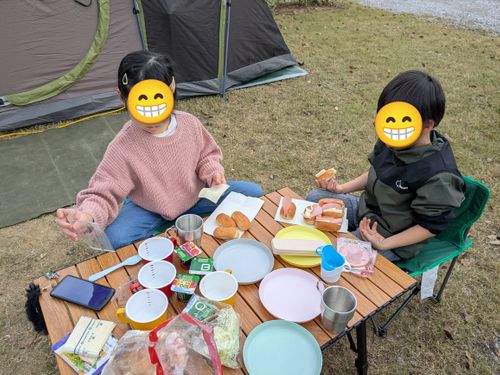 第二回ファミリーキャンプ！ 御立岬第2キャンプ場「星の森」 ファミリーキャンプ オートサイト ビギナー🔰ネイ吉♪さんのキャンプブログ CAMPiii（キャンピー） -キャンプ専用SNS キャンプのすべてがここに集まる-