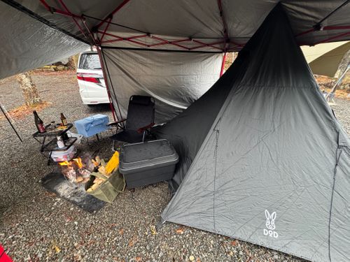 初めての雨キャンプ 滝原オートキャンプ場 ソロキャンプ 区画サイト P-yaさんのキャンプブログ CAMPiii（キャンピー） -キャンプ専用SNS キャンプのすべてがここに集まる-