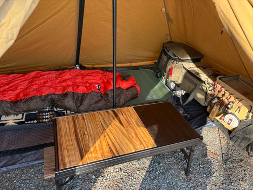 お気に入りのギアを持ってキャンプする時ってにまにましちゃいますよね😊💕︎ ともえ川Park グループキャンプ フリーサイト ぷりんさんのキャンプブログ CAMPiii（キャンピー） -キャンプ専用SNS キャンプのすべてがここに集まる-