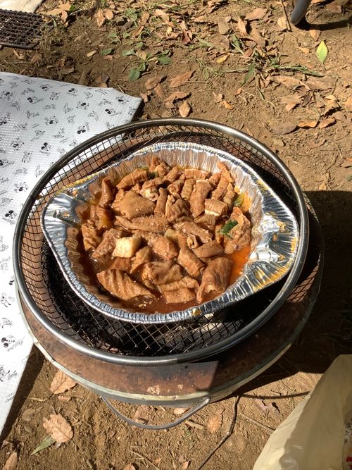 Vol.104 25/NO.23　いつもの場所でお肉焼く‼️ 坂戸市 ソロキャンプ フリーサイト 🔥焚き火🔥さんのキャンプブログ CAMPiii（キャンピー） -キャンプ専用SNS キャンプのすべてがここに集まる-